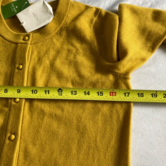 New Kate Spade wool cashmere cardigan with flaws - Picture 8 of 9